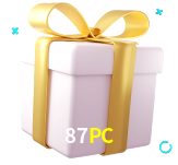 Receba seus bônus de boas-vindas no 87PC